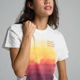 Graphic Tee: Sunset-White - shopsigal