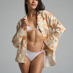 Long Sleeve Shirt Paisley Peach - shopsigal