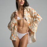 Long Sleeve Shirt Paisley Peach - shopsigal