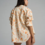 Long Sleeve Shirt Paisley Peach - shopsigal