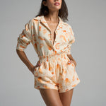 Everyday Shorts Paisley Peach - shopsigal