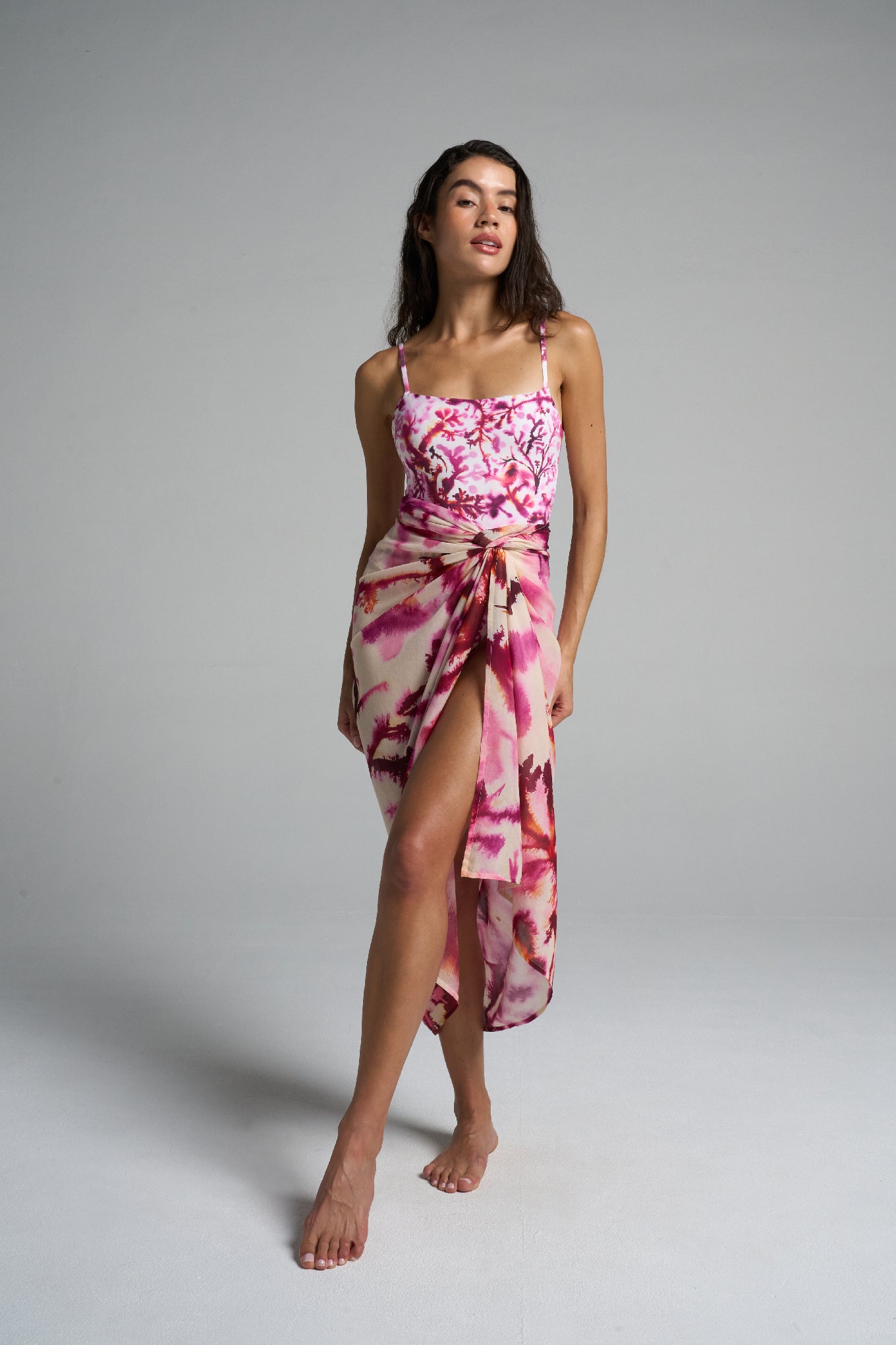 Sarong With Ties Algae - shopsigal