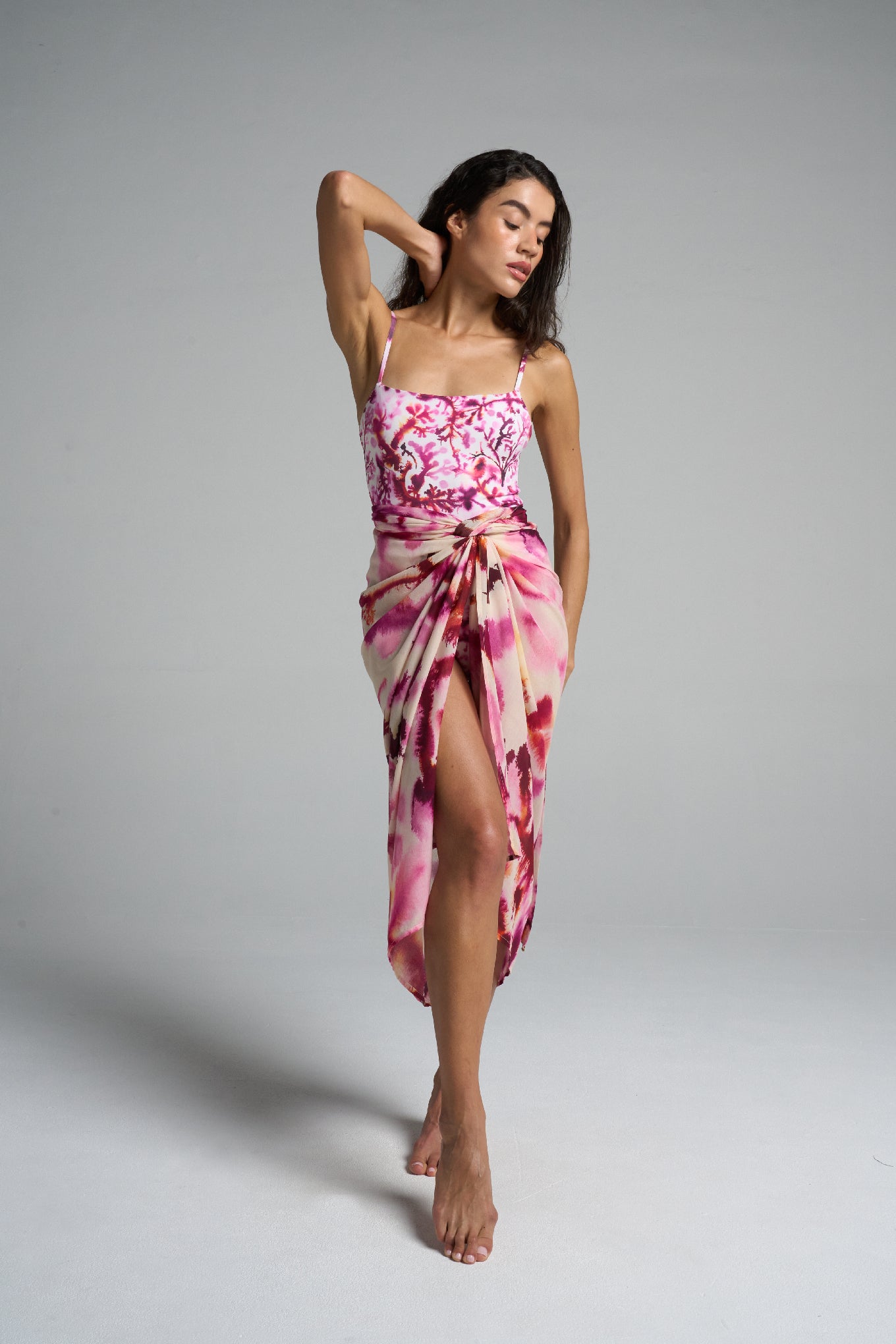 Sarong With Ties Algae - shopsigal