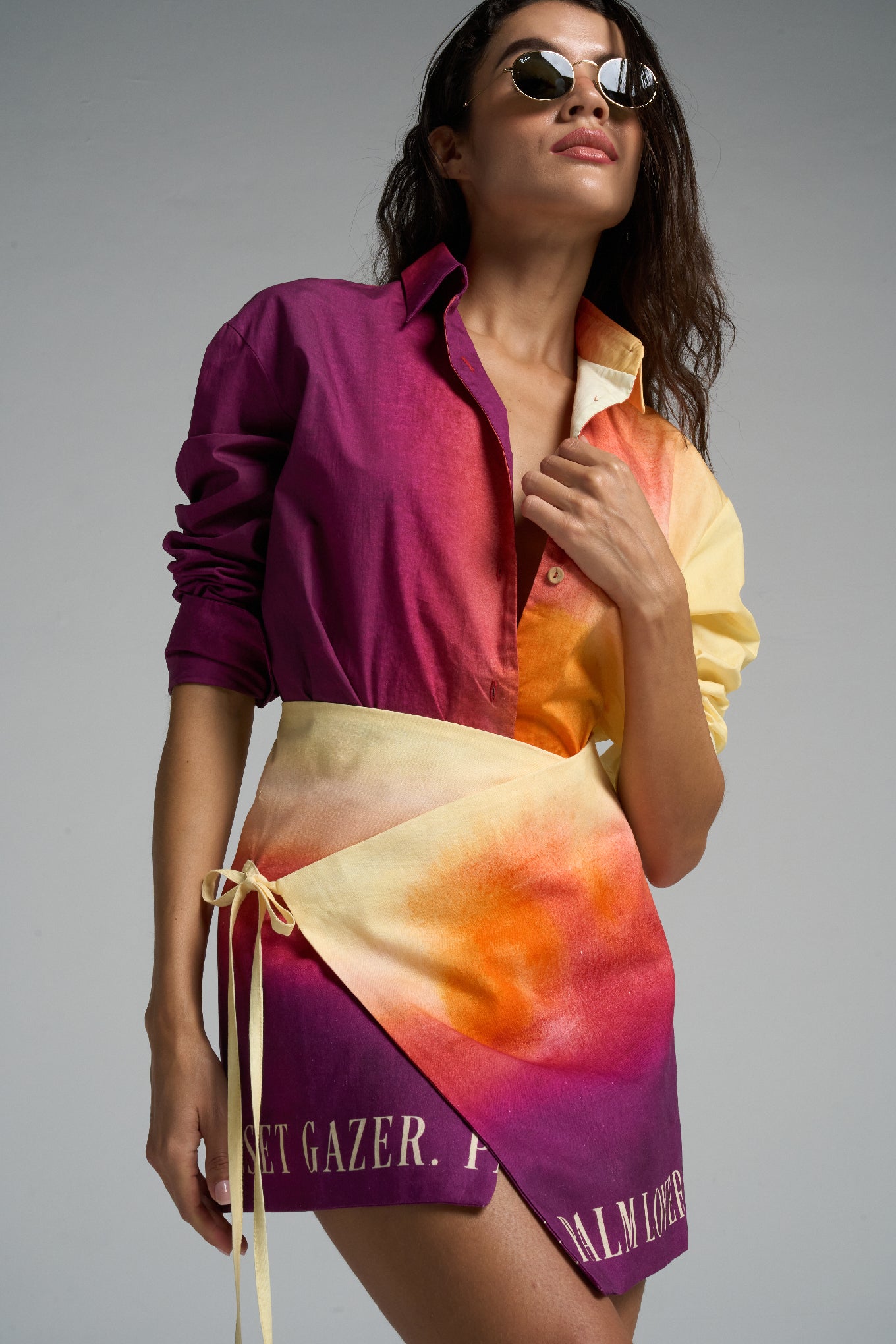 Mini Wrap Skirt Sunset - shopsigal