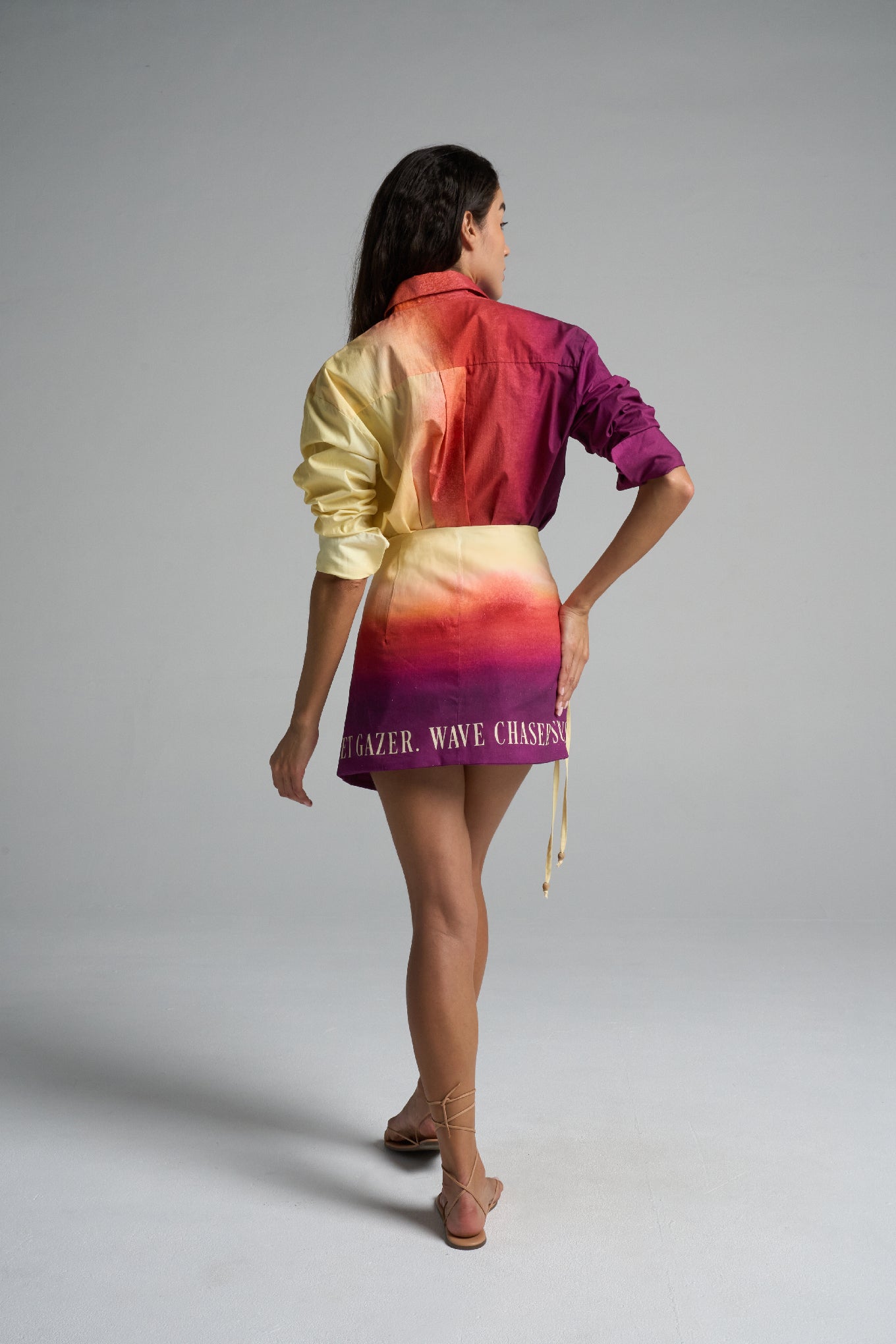 Mini Wrap Skirt Sunset - shopsigal