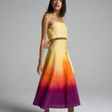 Wrap Circle Skirt Sunset - shopsigal