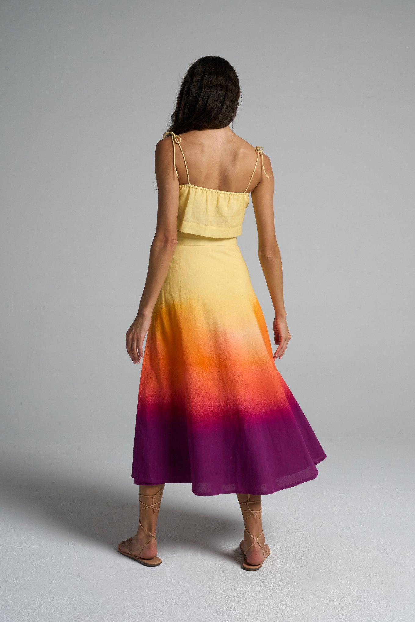 Wrap Circle Skirt Sunset - shopsigal