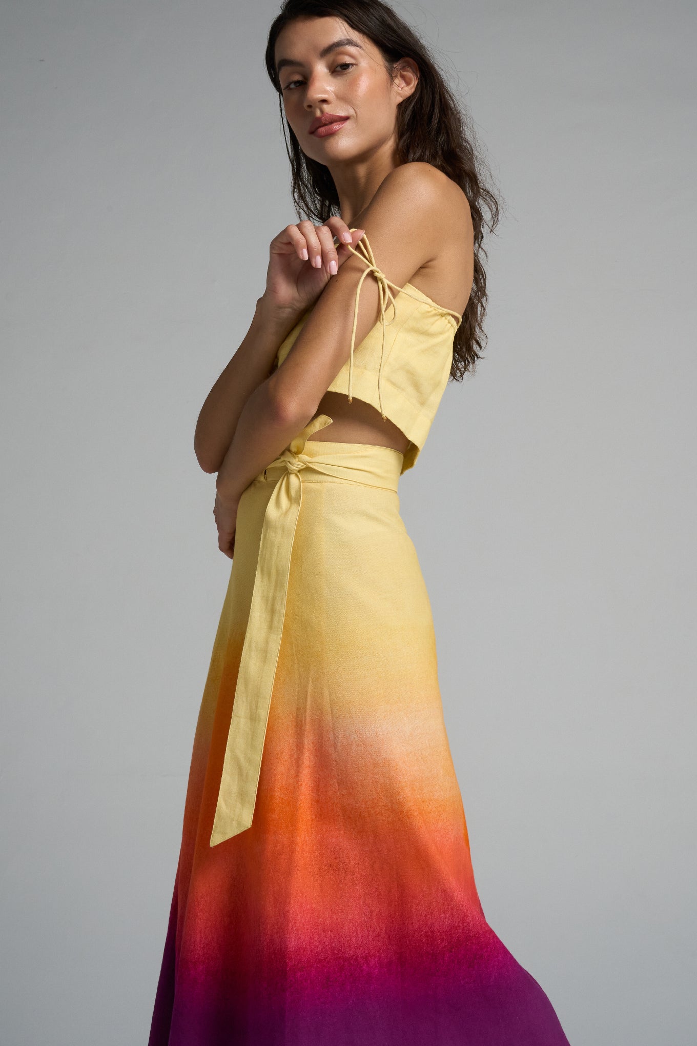 Tie Crop Top Sunset - shopsigal