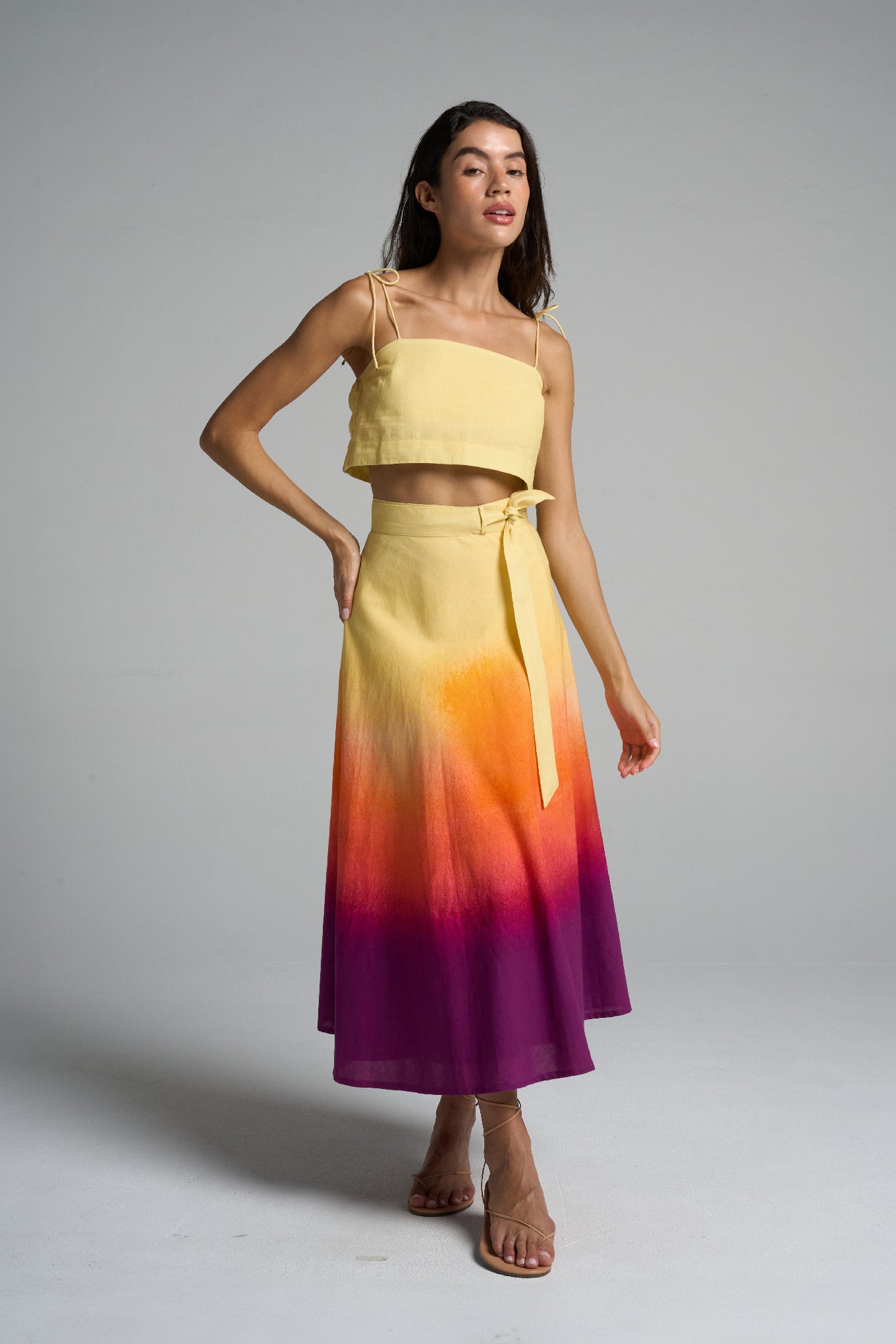 Tie Crop Top Sunset - shopsigal