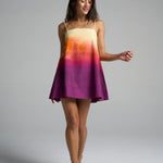 Mini Strappy Trapeze Dress Sunset - shopsigal