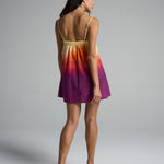Mini Strappy Trapeze Dress Sunset - shopsigal