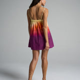 Mini Strappy Trapeze Dress Sunset - shopsigal