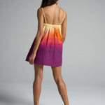 Mini Strappy Trapeze Dress Sunset - shopsigal