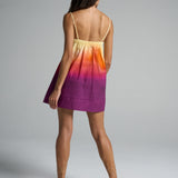 Mini Strappy Trapeze Dress Sunset - shopsigal