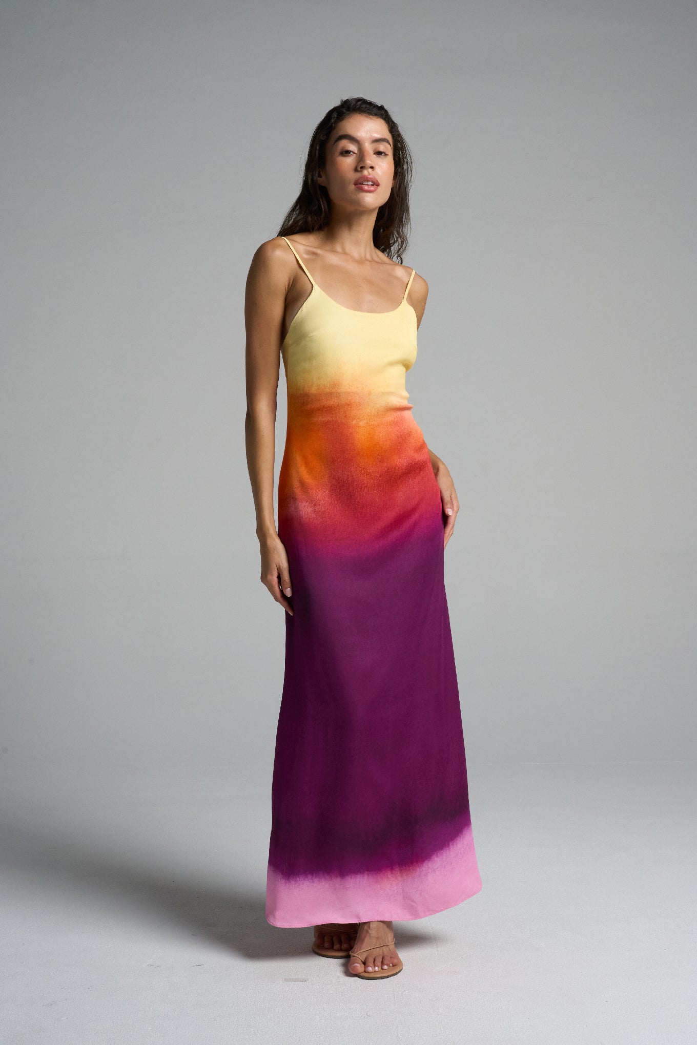 Long Slip Dress Sunset - shopsigal