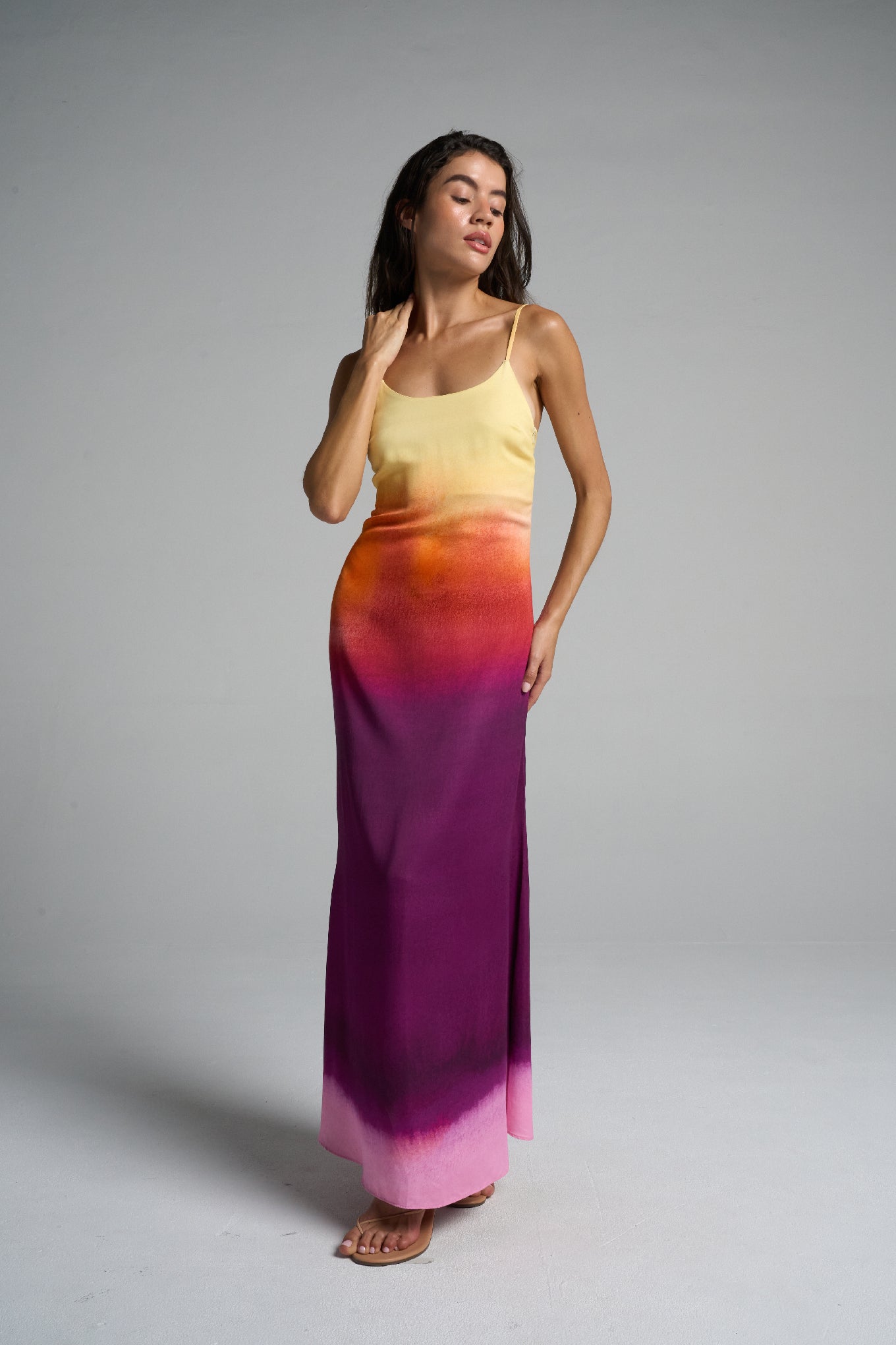 Long Slip Dress Sunset - shopsigal