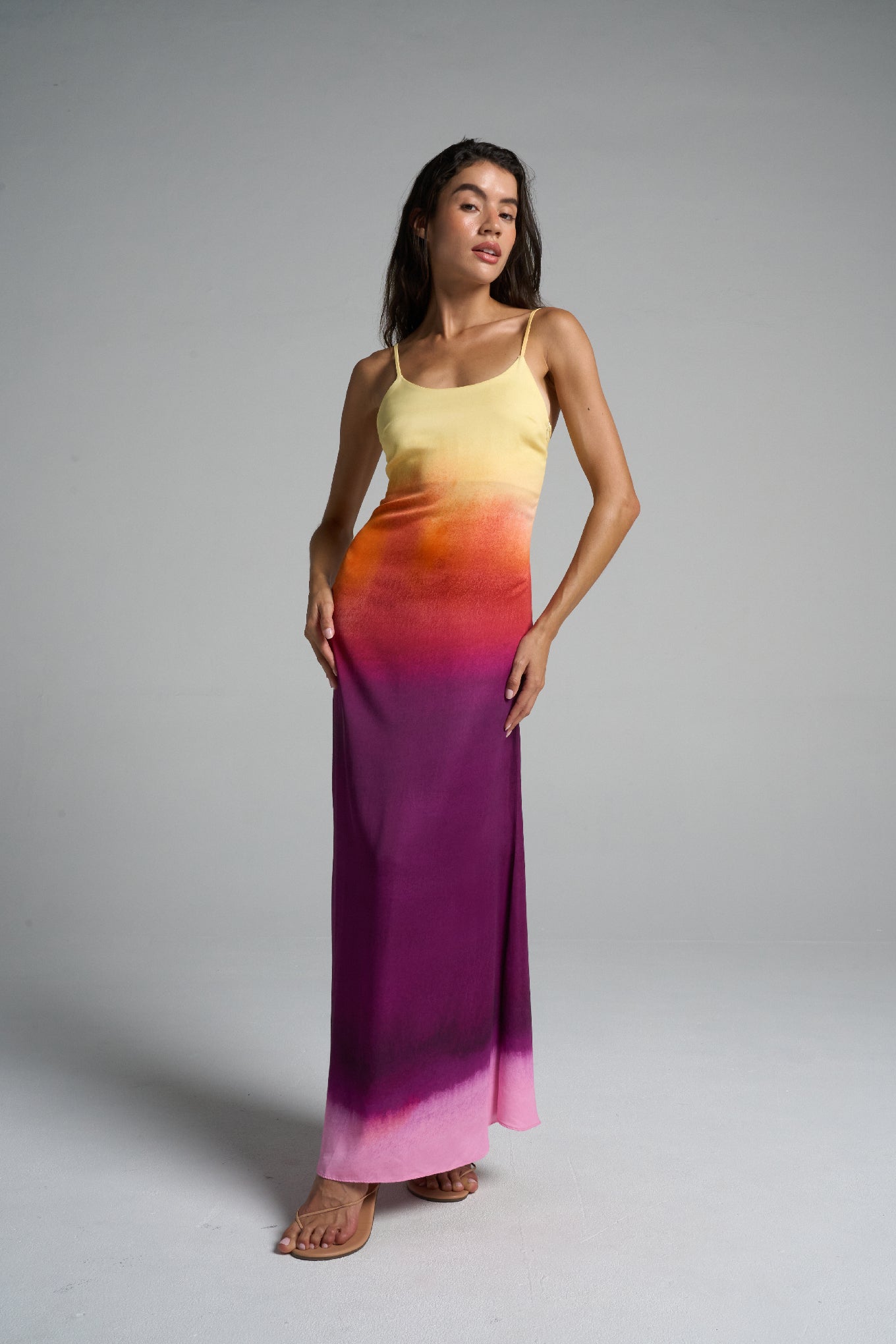 Long Slip Dress Sunset - shopsigal
