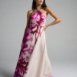 Maxi Halter Dress Algae - shopsigal