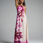Maxi Halter Dress Algae - shopsigal