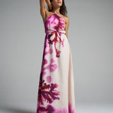Maxi Halter Dress Algae - shopsigal