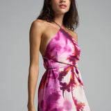 Maxi Halter Dress Algae - shopsigal