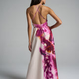 Maxi Halter Dress Algae - shopsigal