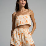 Everyday Shorts Paisley Peach - shopsigal