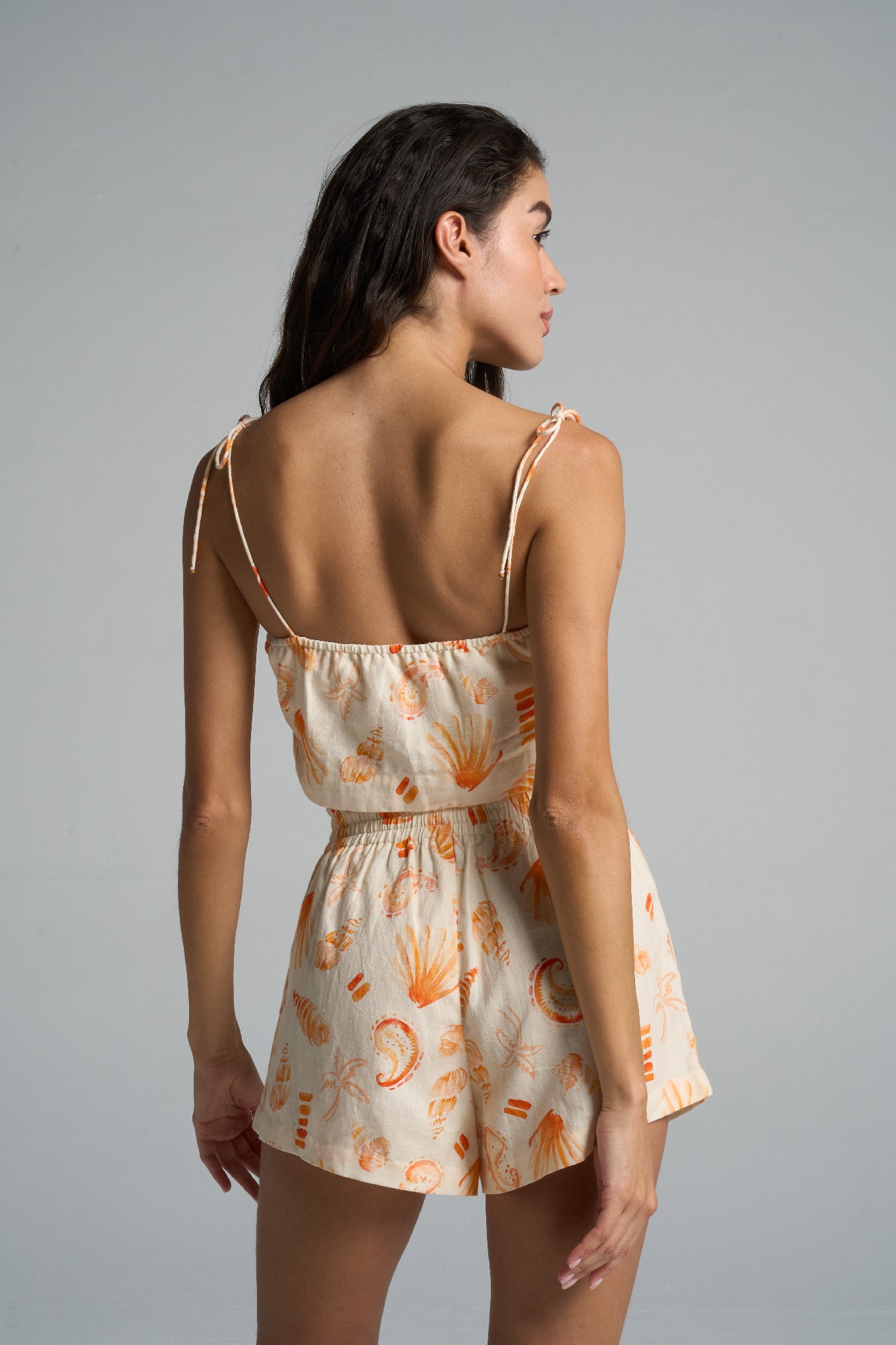 Everyday Shorts Paisley Peach - shopsigal