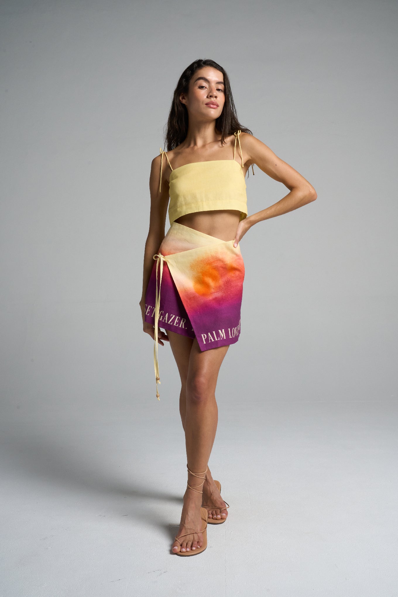 Mini Wrap Skirt Sunset - shopsigal