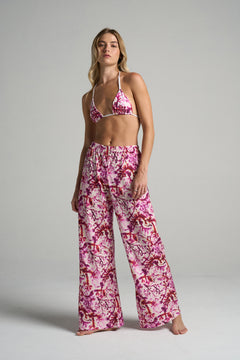 Slim Flared Pants Algae - shopsigal