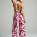 Slim Flared Pants Algae - shopsigal