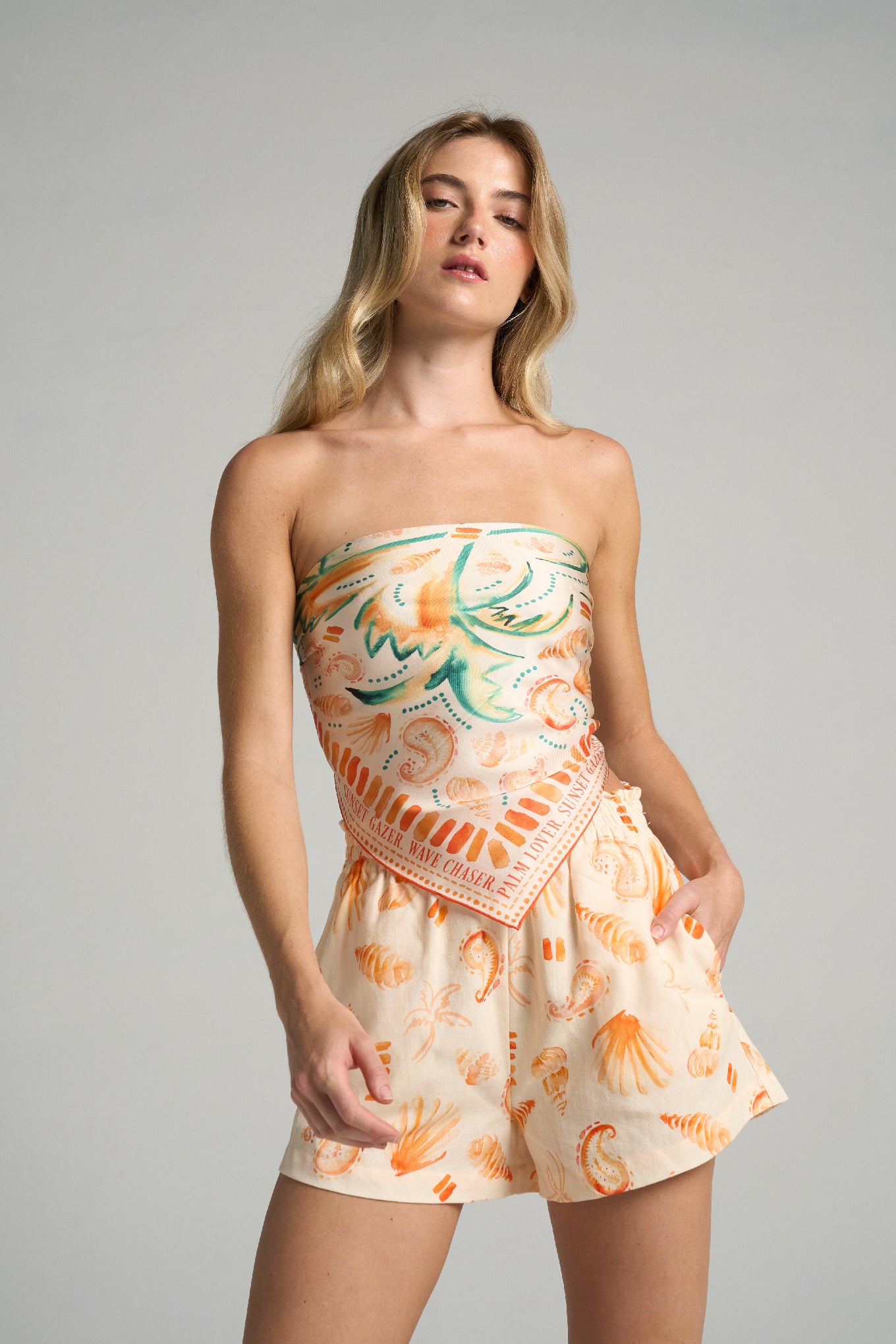 Bandana Scarf: Retro Palm - shopsigal