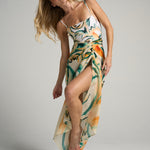 Sarong With Ties Retro Palm - shopsigal