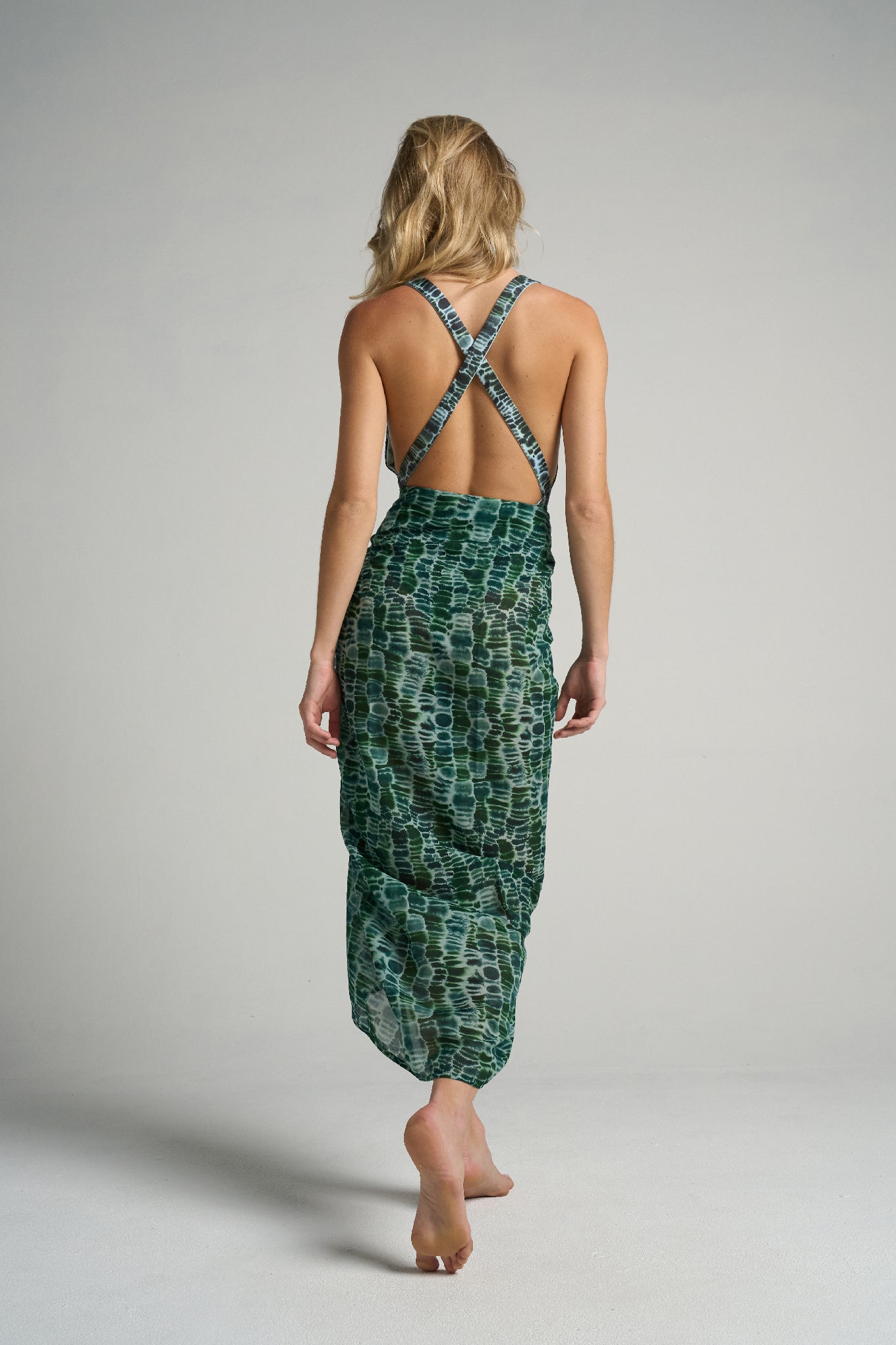 Sarong With Ties Croco - shopsigal