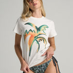 Graphic Tee: Mas Palms-White - shopsigal