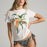 Graphic Tee: Mas Palms-White - shopsigal