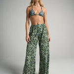 Slim Flared Pants Croco - shopsigal