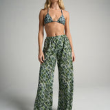 Slim Flared Pants Croco - shopsigal