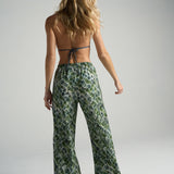 Slim Flared Pants Croco - shopsigal