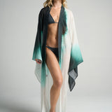 Bell Sleeve Kimono Green Ink - shopsigal