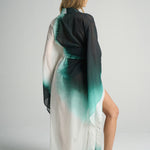 Bell Sleeve Kimono Green Ink - shopsigal