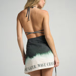 Mini Wrap Skirt Green Ink - shopsigal
