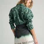 Mini Wrap Skirt Green Ink - shopsigal