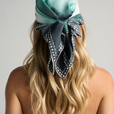 Bandana Scarf: Green Ink - shopsigal