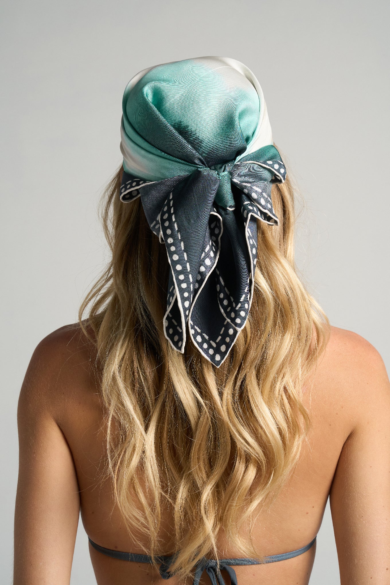 Bandana Scarf: Green Ink - shopsigal