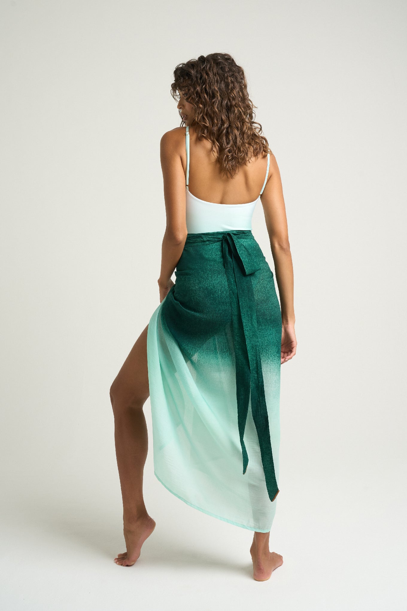 Sarong With Ties Mist - shopsigal