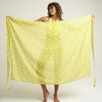 Sarong With Ties Cactus Yellow - shopsigal