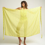 Sarong With Ties Cactus Yellow - shopsigal