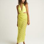 Sarong With Ties Cactus Yellow - shopsigal