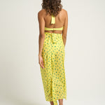 Sarong With Ties Cactus Yellow - shopsigal